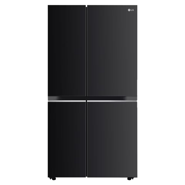 LG 650 Litres 3 Star Frost Free Side by Side Refrigerator with Door Cooling Plus Technology (GLB257EES3, Ebony Sheen)_1