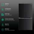 LG 650 Litres 3 Star Frost Free Side by Side Refrigerator with Door Cooling Plus Technology (GLB257EES3, Ebony Sheen)_2