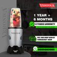 Veronica Nutriblend 500 Watt 2 Jars Mixer Grinder (22000 RPM, Motor Overload Protector, Silver)_4