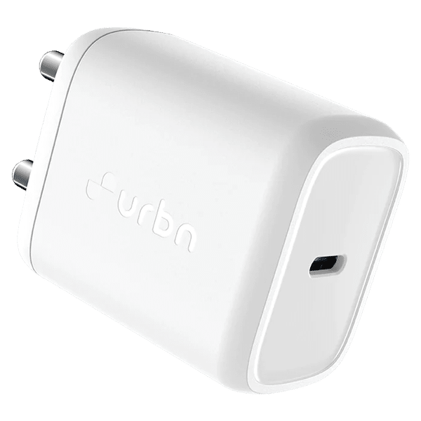urbn UWA250WH1 25W Type C Fast Charger (Adapter Only, GaN Technology, White)_1