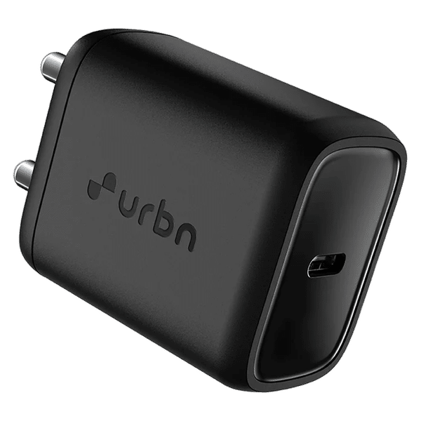 urbn UWA250BK 25W Type C Fast Charger (Adapter Only, GaN Technology, Black)_1