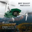 IZI Mini X Drone (3 Axis Stabilized Gimbal, Dark Green)_4