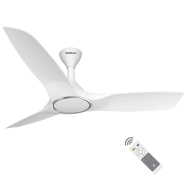 HAVELLS Stealth Air BLDC 120cm Sweep 3 Blade Ceiling Fan (Eco Active Technology, FHCBHSTPWT48, Pearl White)_1