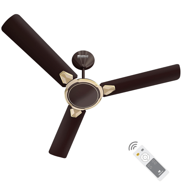 HAVELLS Equs BLDC 120cm Sweep 3 Blade Ceiling Fan (Eco Active Technology, FHCQB5SSBW48, Smoke Brown)_1