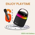 PORTRONICS Dash 4 50W Portable Bluetooth Speaker (IPX5 Water Resistant, 6 RGB Lighting Modes, Black)_4