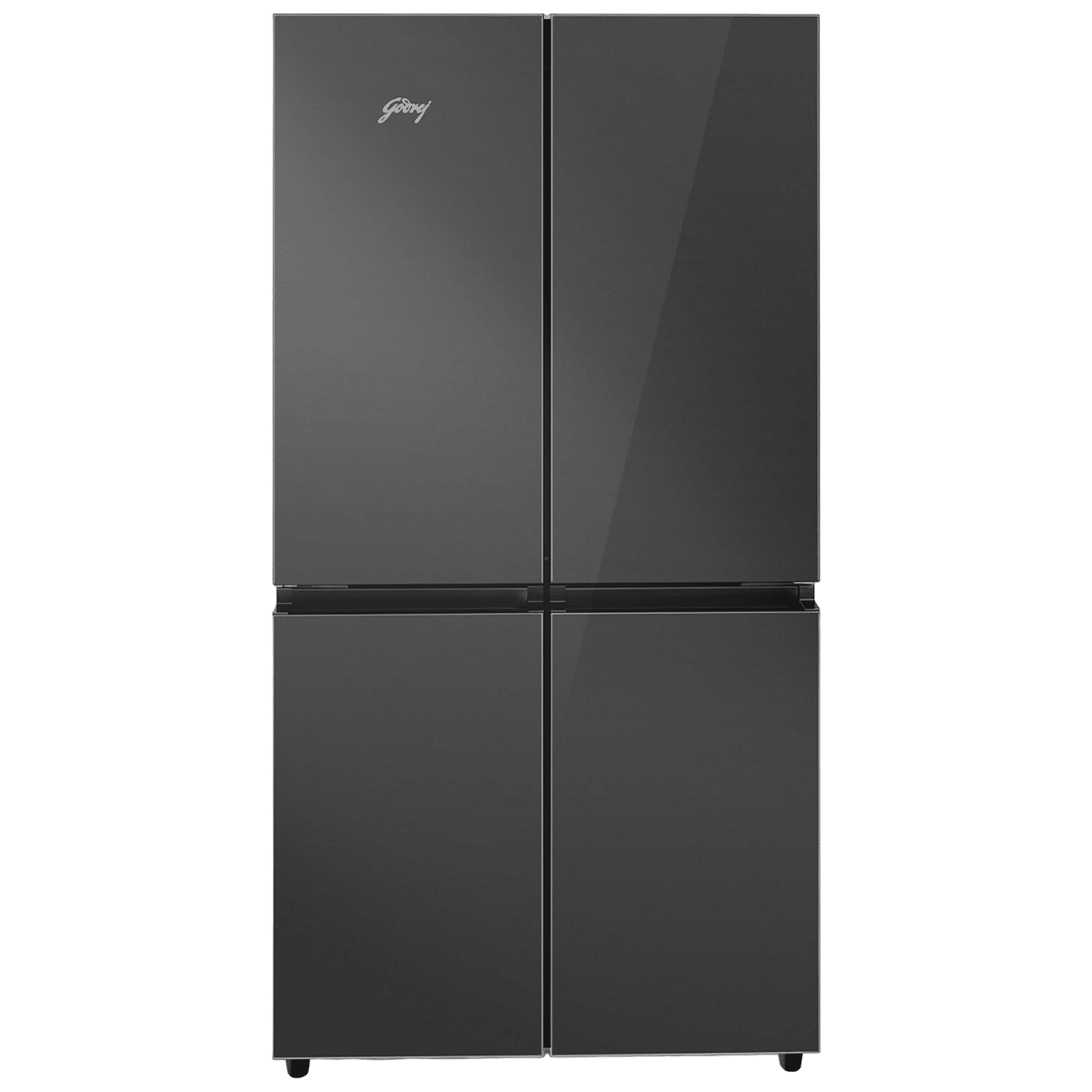 Godrej Eon Velvet 670 Litres Frost Free French Door Convertible Refrigerator with Dual Tech Cooling (RMEONVELVET685RIT, Graphite Black)