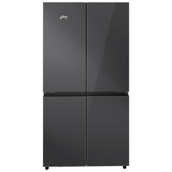 Godrej Eon Velvet 670 Litres Frost Free French Door Convertible Refrigerator with Dual Tech Cooling (RMEONVELVET685RIT, Graphite Black)_1