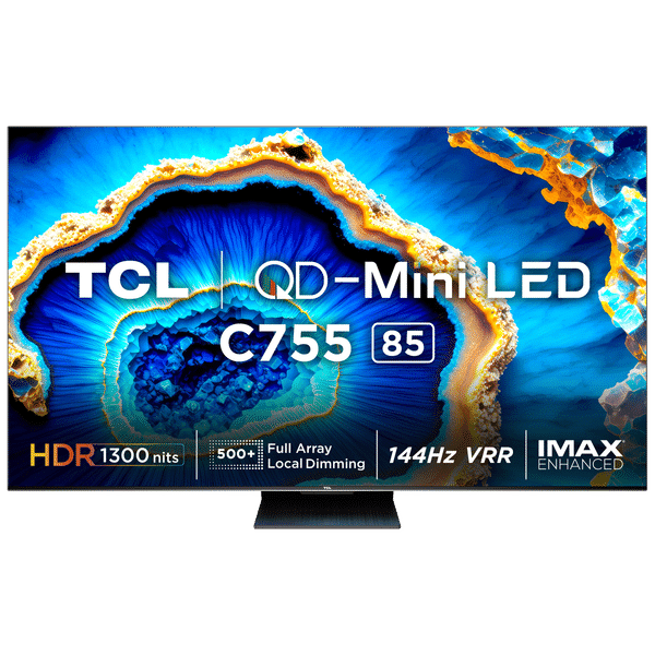 TCL C755 216 cm (85 inch) 4K Ultra HD LED Google TV with Dolby Vision and Dolby Atmos (2023 model)_1