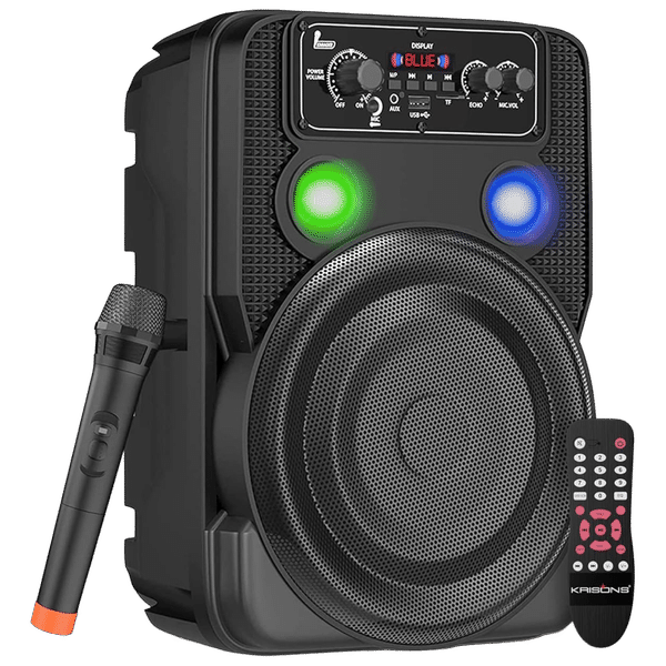 Krisons Ultima 30W Bluetooth Party Speaker (Karaoke Supported, 2.0 Channel, Black)_1