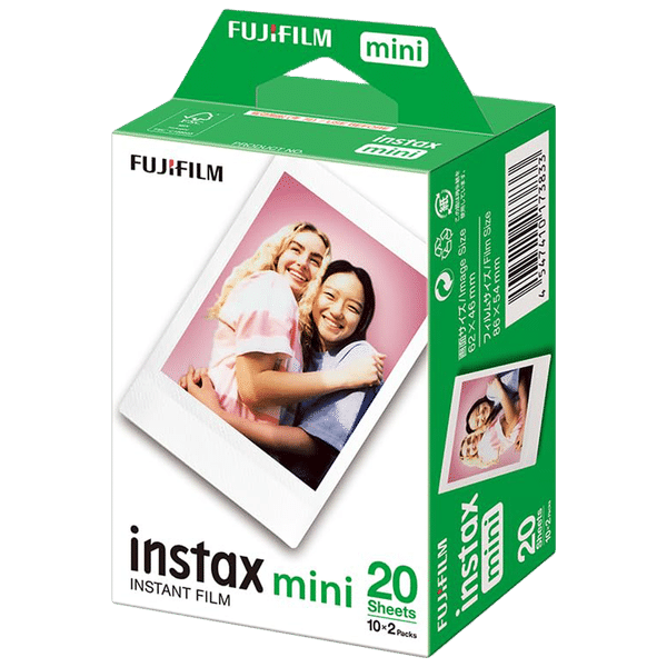 FUJIFILM Instax Mini 2 Pack of 10 Film Sheets (Glossy Finish, 16386016, White)_1