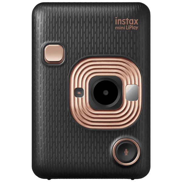 FUJIFILM Instax Mini LiPlay Instant Camera with 10 Instant Films (Elegant Black)_1