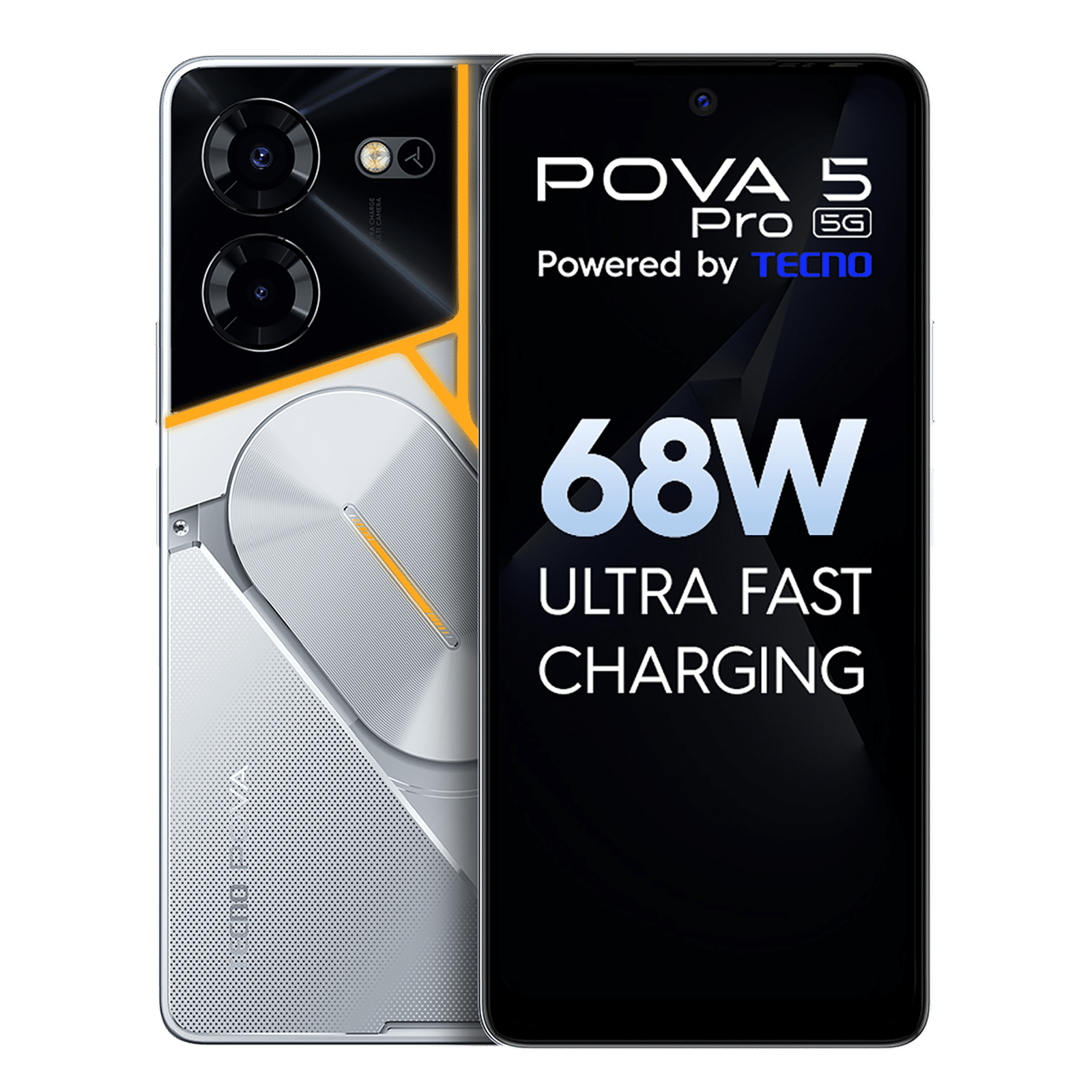 TECNO Pova 5 Pro 5G (8GB RAM, 256GB, Silver Fantasy)