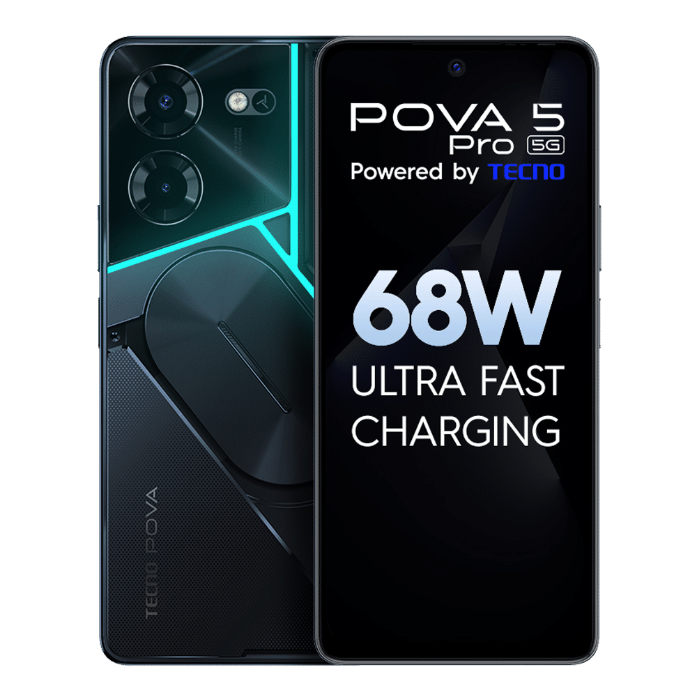 Buy TECNO Pova 5 Pro 5G (8GB RAM, 128GB, Dark Illusion) online at best ...