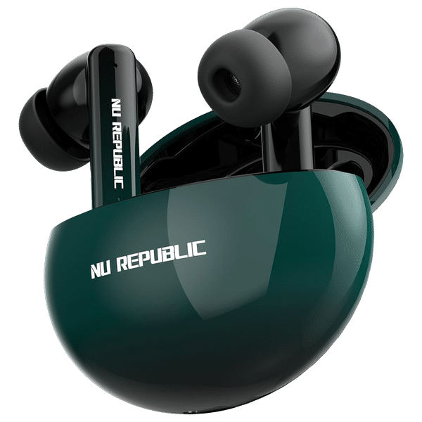 NU Republic Epic TWS Earbuds with Active Noise Cancellation (IPX5 Water Resistant, Fast Charge, Green)_1