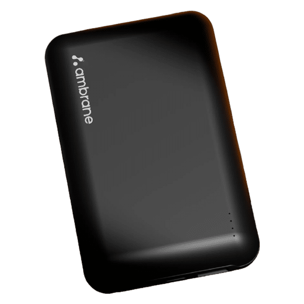 ambrane Powerlit XL Lite 20000 mAh 22.5W Fast Charging Power Bank (2 Type A and 1 Type C Port, Multi Layers of Chipset Protection, Black)_1