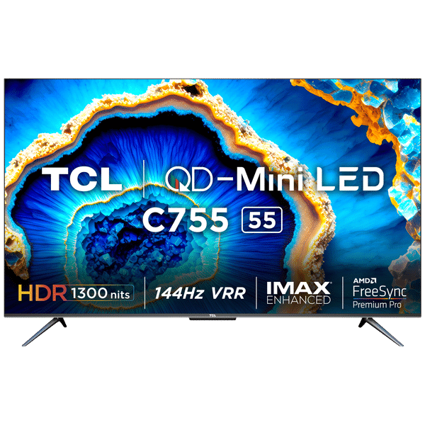 TCL C755 140 cm (55 inch) Mini LED 4K Ultra HD Google TV with Dolby Vision and Dolby Atmos (2023 model)_1