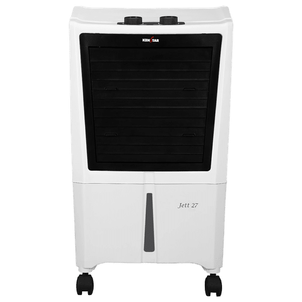 KENSTAR JETT HC 27 Litres Personal Air Cooler with Inverter Compatible (Ice Chamber, White & Black)_1