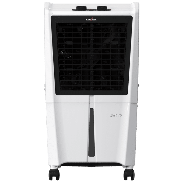 KENSTAR JETT HC 40 Litres Personal Air Cooler (Honeycomb Cooling Pads, KCLJETWH040FMHECT, White and Black)_1