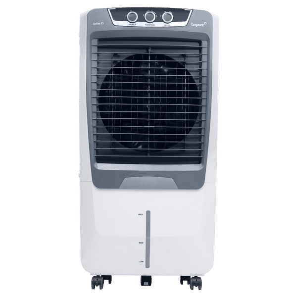 Livpure Livfree 85 Litres Desert Air Cooler with Inverter Compatible (Thermal Overload Protection, White & Grey)_1