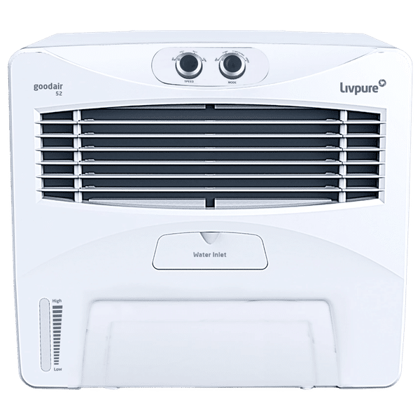 Livpure GOODAIR 52 Litres Window Air Cooler (Honeycomb Cooling Pad, LIVGOODAIRM52L, White)_1