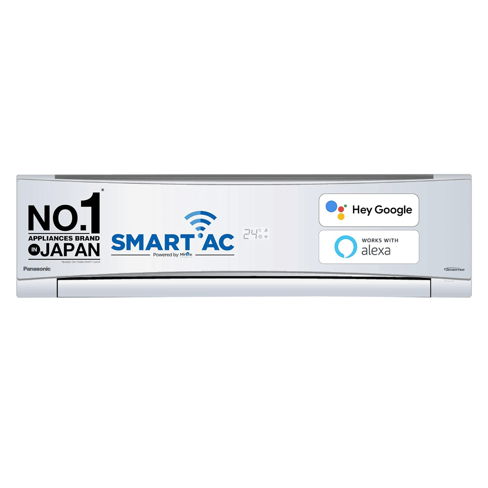 Panasonic SU 7 in 1 Convertible 1 Ton 3 Star Inverter Split Smart AC with Temperature Sensors (Copper Condenser, CS/CU-SU12YKYWA)