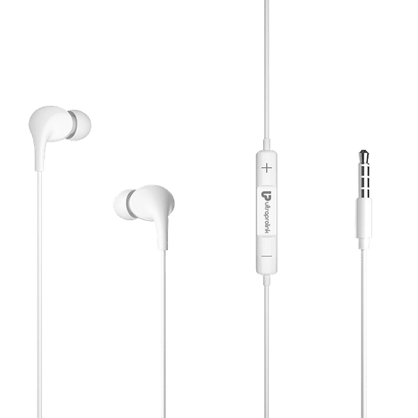 ultraprolink MoBass 1 UM1037WHT Wired Earphone with Mic (In Ear, White)_1
