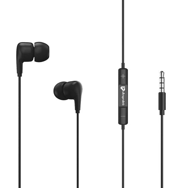 ultraprolink MoBass 3 UM1041BLK Wired Earphone with Mic (In Ear, Black)_1