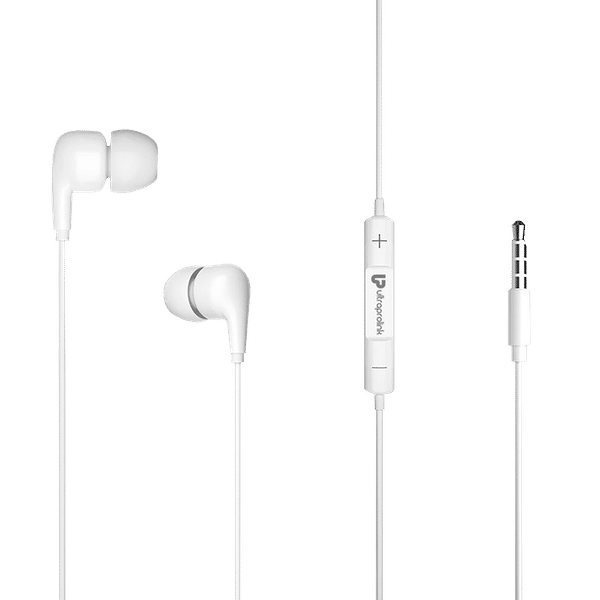 ultraprolink MoBass 3 UM1041WHT Wired Earphone with Mic (In Ear, White)_1