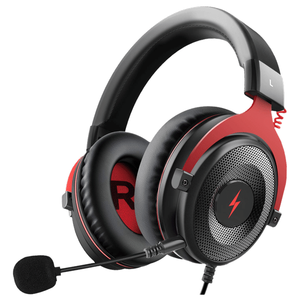 FIRE-BOLTT BGH1100 Wired Gaming Headset (7.1 Surround Sound, On Ear, Black & Red)_1