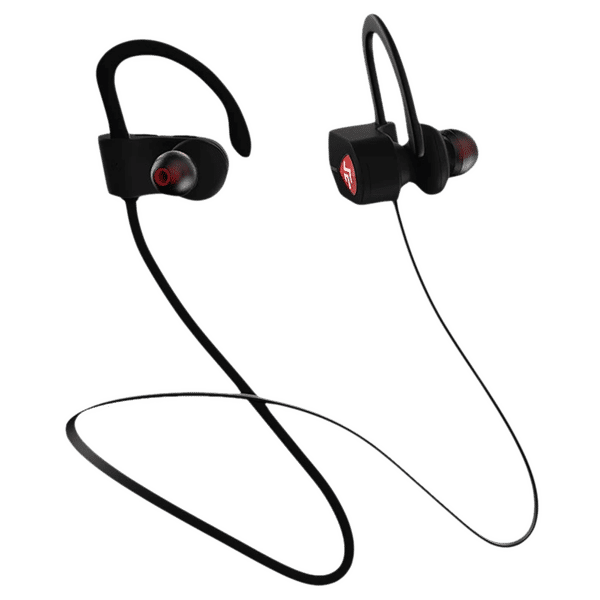 CROSSBEATS Wave CB-WAVE-BLK Neckband with Passive Noise Cancellation (IPX7 Waterproof, Dual Pairing, Black)_1