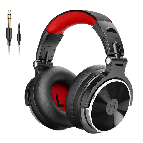 OneOdio Pro 10 PRO10WDBR Wired Headphone with Mic (On Ear, Black & Red)_1