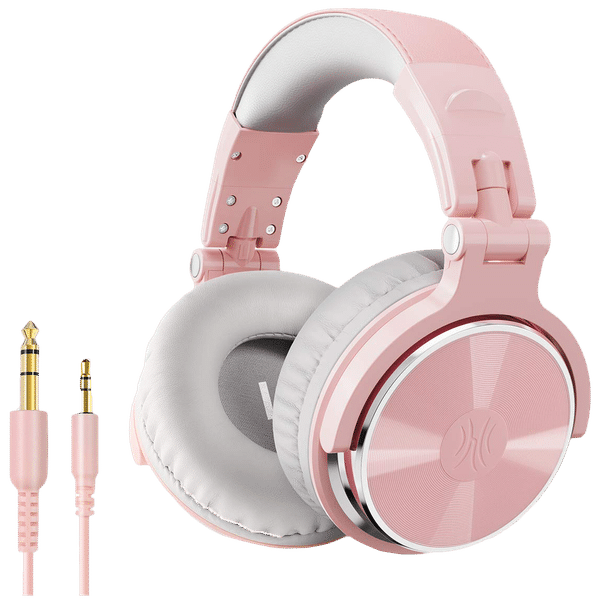 OneOdio Pro 10 PRO10WDPK Wired Headphone with Mic (On Ear, Pink)_1
