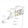 ANT AUDIO Doble W2 Wired Earphones with Mic (In Ear, White)_4