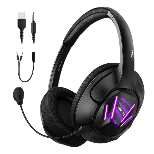 EKSA E3 Wired Gaming Headset (7.1 Surround Sound, Over Ear, Purple)_1