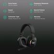 WINGS Vader 350 Bluetooth Gaming Headset with Noise Isolation (Deep Bass with Surround Effect, Over Ear, Saber Black)_2