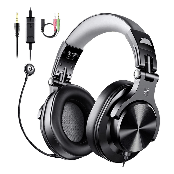OneOdio A71D A71DWDGMB Wired Gaming Headset (Stereo Sound, On Ear, Black)_1