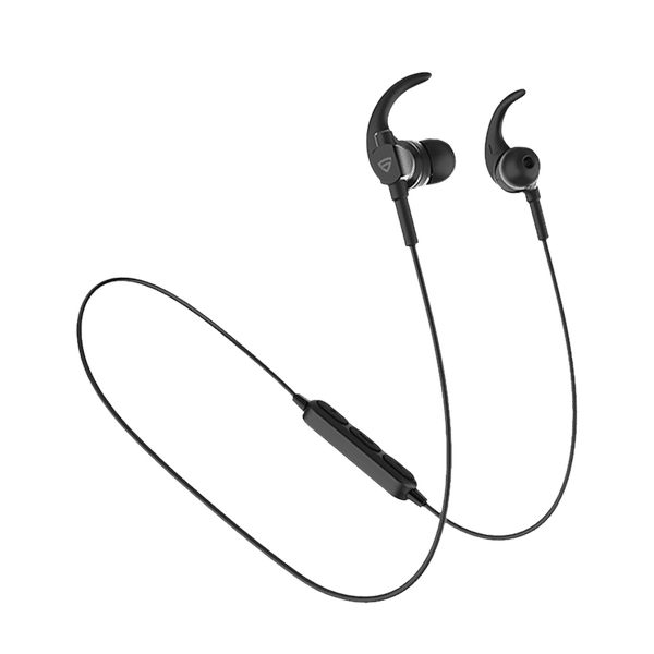 RAEGR AirBeats 250 RG10092 Neckband with Passive Noise Cancellation (IPX4 Splash & Waterproof, Upto 6 Hours Playtime, Black)_1