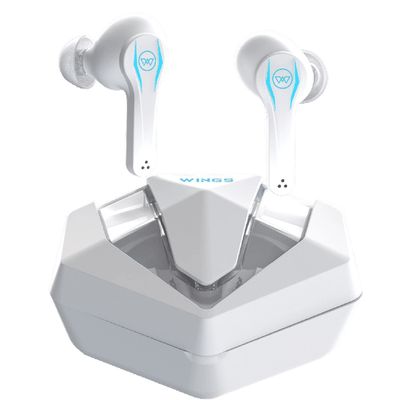 WINGS Phantom Pro TWS Earbuds with Active Noise Cancellation (IPX5 Water Resistant, 40 Hours Playtime, White)_1