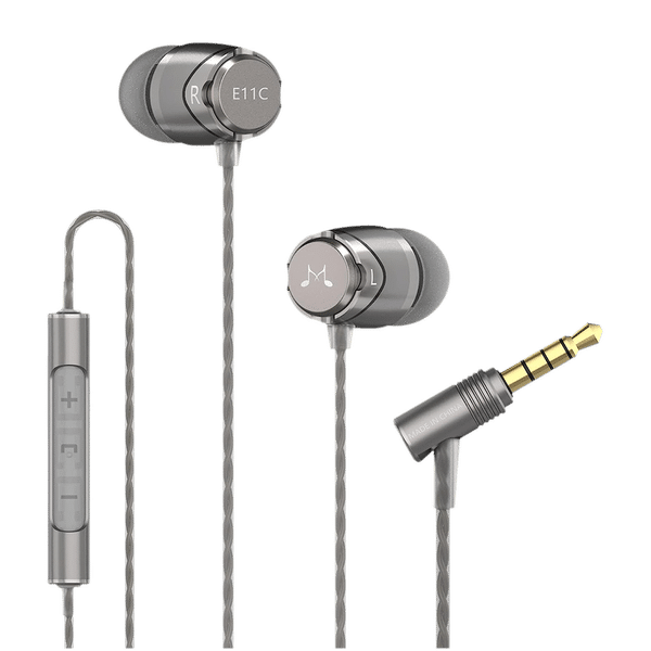 SoundMAGIC E11C Wired Earphone with Mic (In Ear, Gunmetal)_1