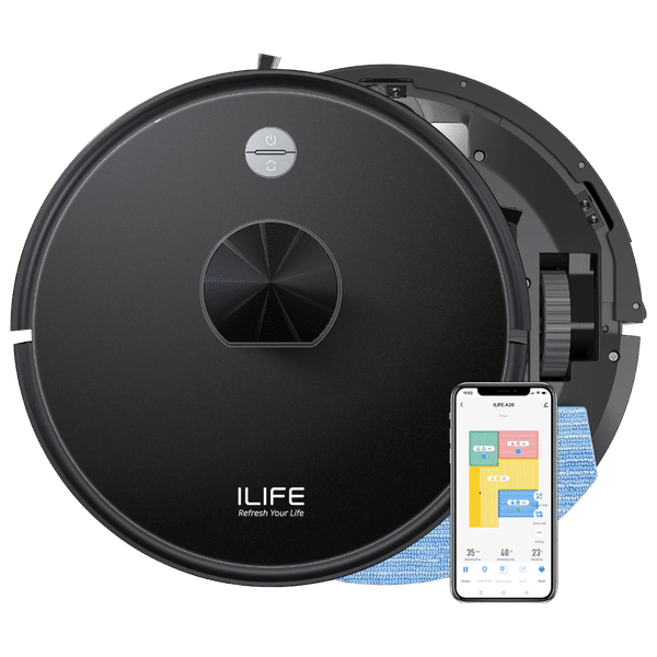 ILIFE A20 Robotic Vacuum Cleaner (0.3 Litres, Black)_1