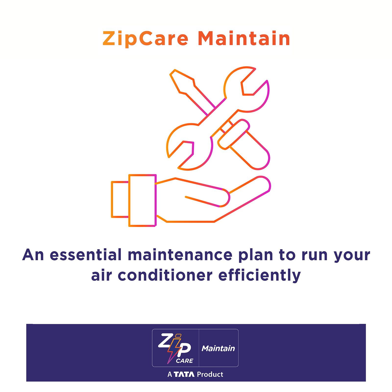 Buy ZipCare Maintain AMC Plan for Air Conditioner - 2 Years Online - Croma