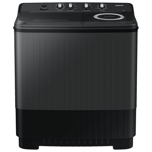 SAMSUNG 11.5 kg 5 Star Semi Automatic Washing Machine with Hexa Storm Pulsator (WT11A4260GD, Dark Grey)_1