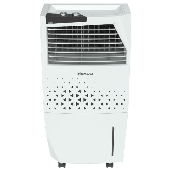 BAJAJ Shield Skive Nios 36 Litres Tower Air Cooler (Honeycomb Cooling Pads, White)_1