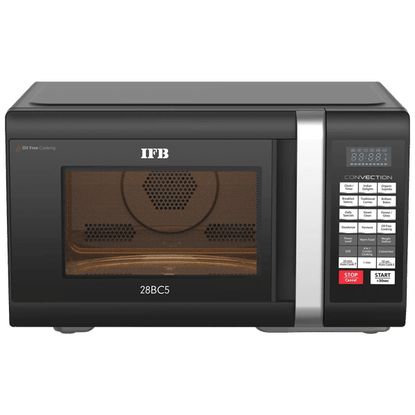 IFB 28BC5 28L Convection Microwave Oven with 300 Auto Cook Menus (Black)_1