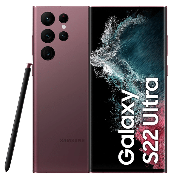 SAMSUNG Galaxy S22 Ultra 5G (12GB RAM, 256GB, Burgundy)_1