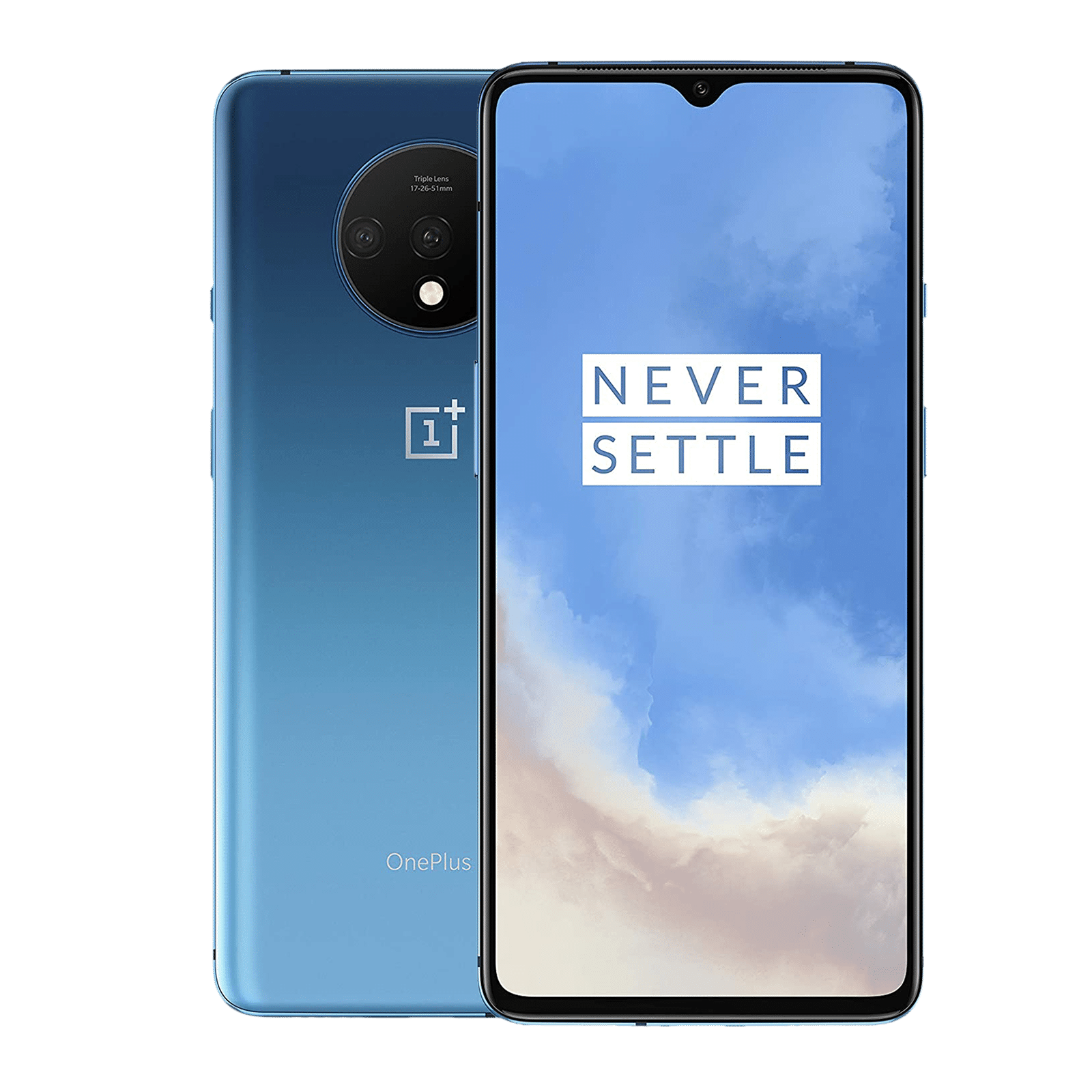 Blynk Refurbished OnePlus 7T (8GB RAM, 128GB, Glacier Blue)