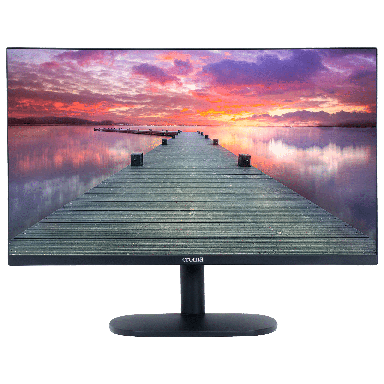 Croma CRSM24FMDA029602 60.9 cm (24 inch) Full HD FFS Panel Thin Bezel Monitor with Dual Speakers