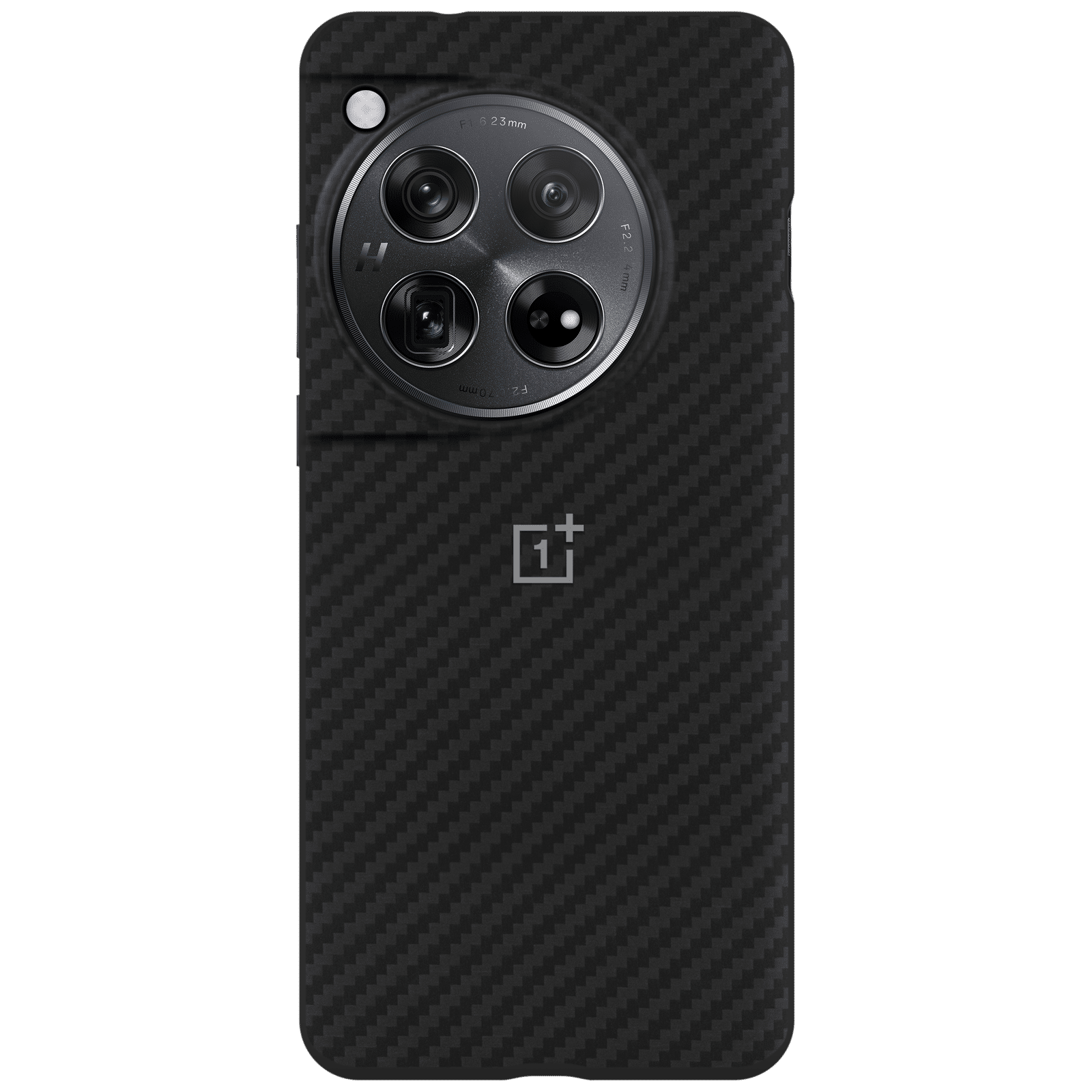 OnePlus OPC17 Aramid Fiber Back Cover for OnePlus 12 (Anti Wear, Black)