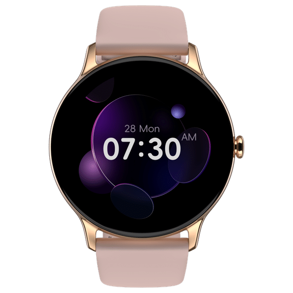 noise Twist Go Smartwatch with Bluetooth Calling (35mm TFT Display, IP67 Water Resistant, Rose Pink Strap)_1