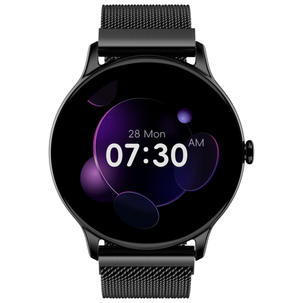 noise Twist Go Smartwatch with Bluetooth Calling (35mm TFT Display, IP67 Water Resistant, Black Link Strap)_1